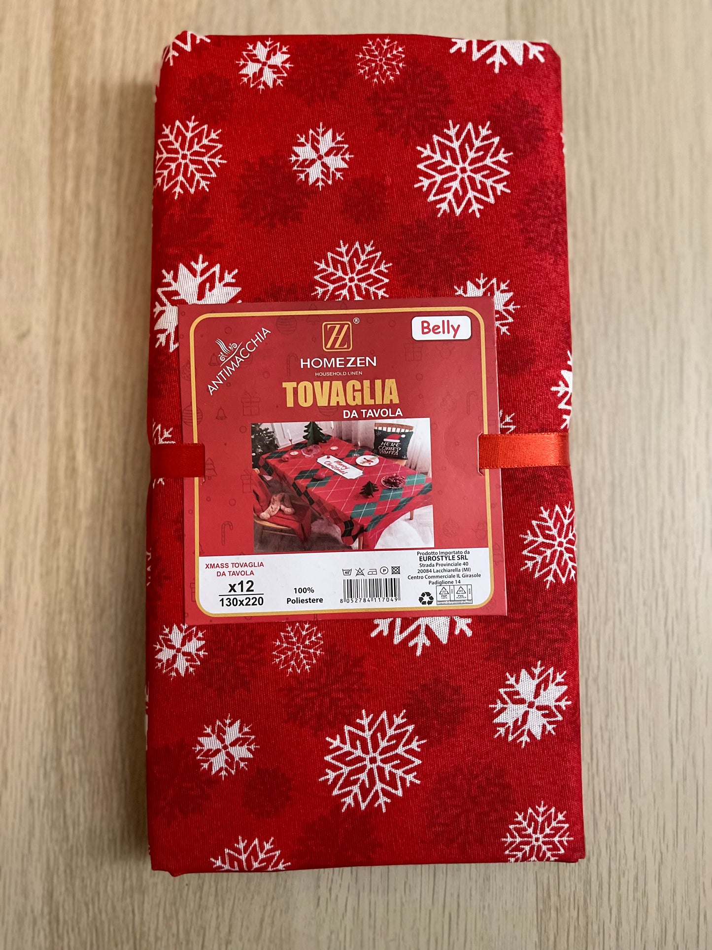 Nappe de Noël 12 personnes