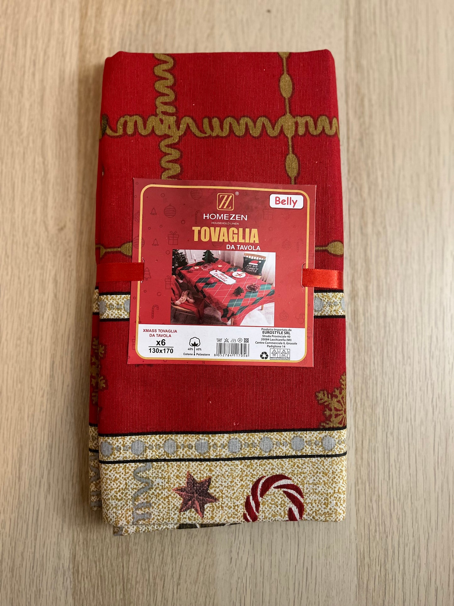 Nappe de Noël 6 personnes