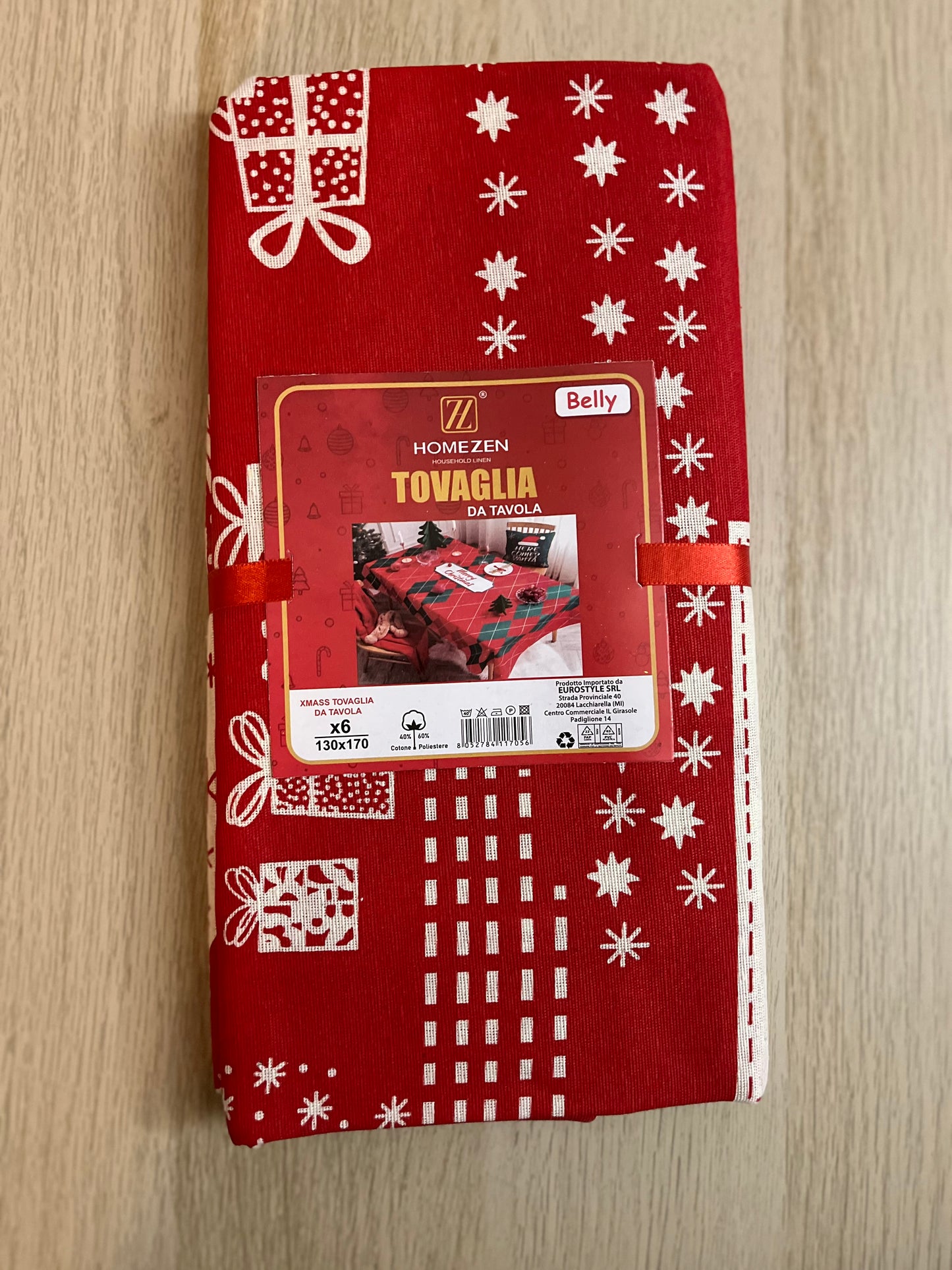 Nappe de Noël 6 personnes