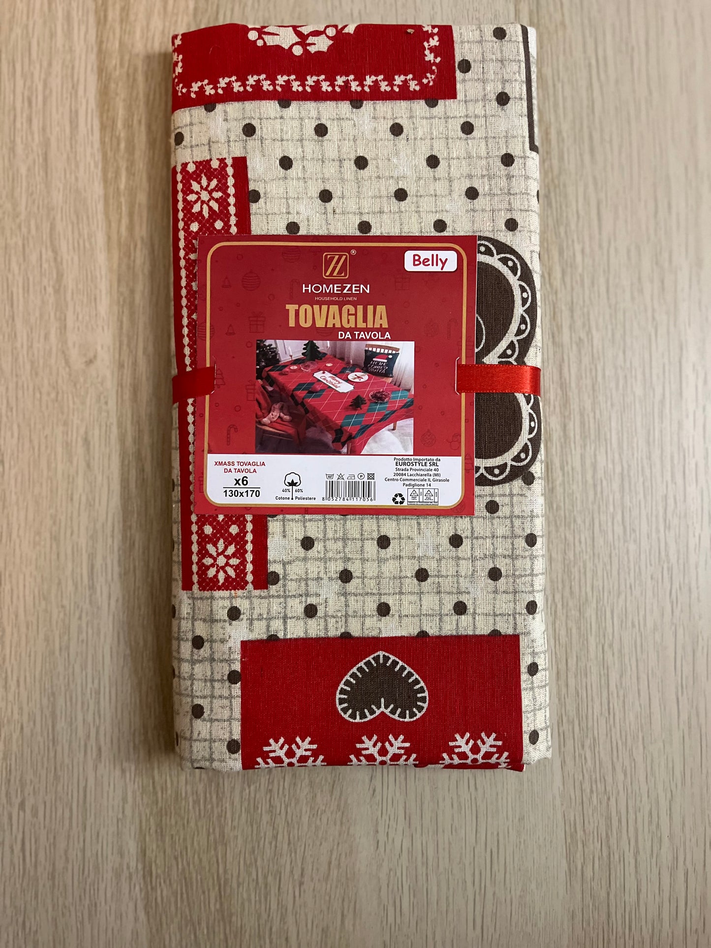 Nappe de Noël 6 personnes