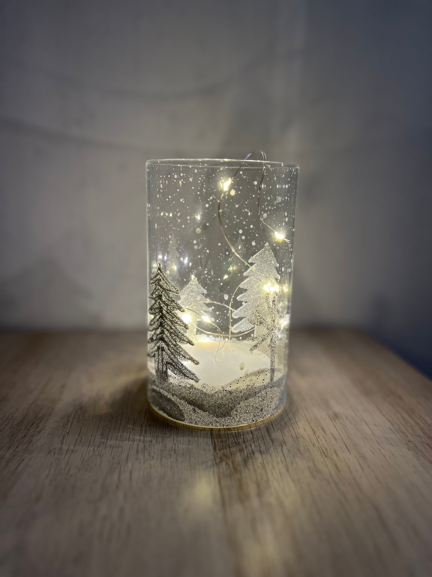 Photophore de noël lumineuse
