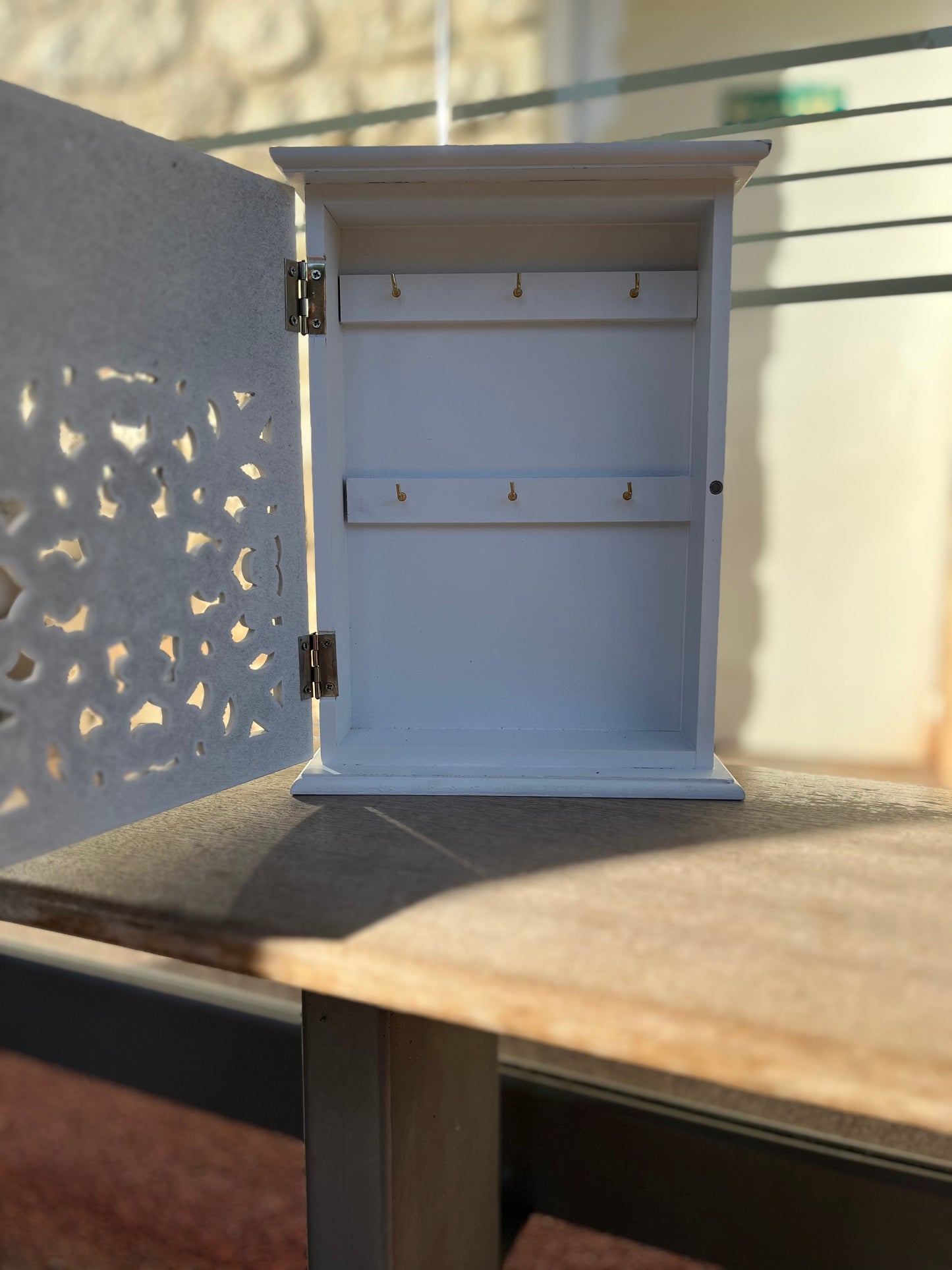 Boîte à clés en bois