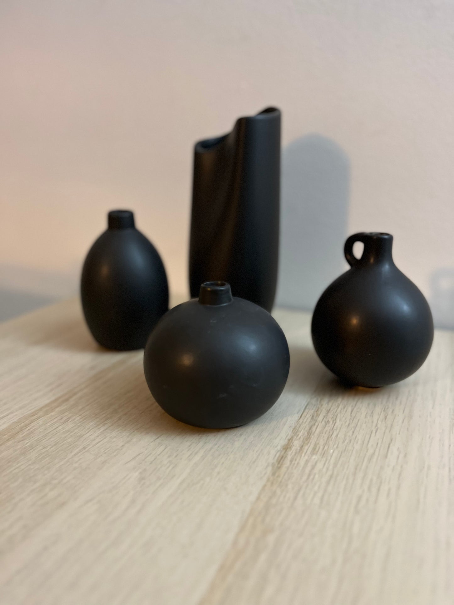 Vase déco noir