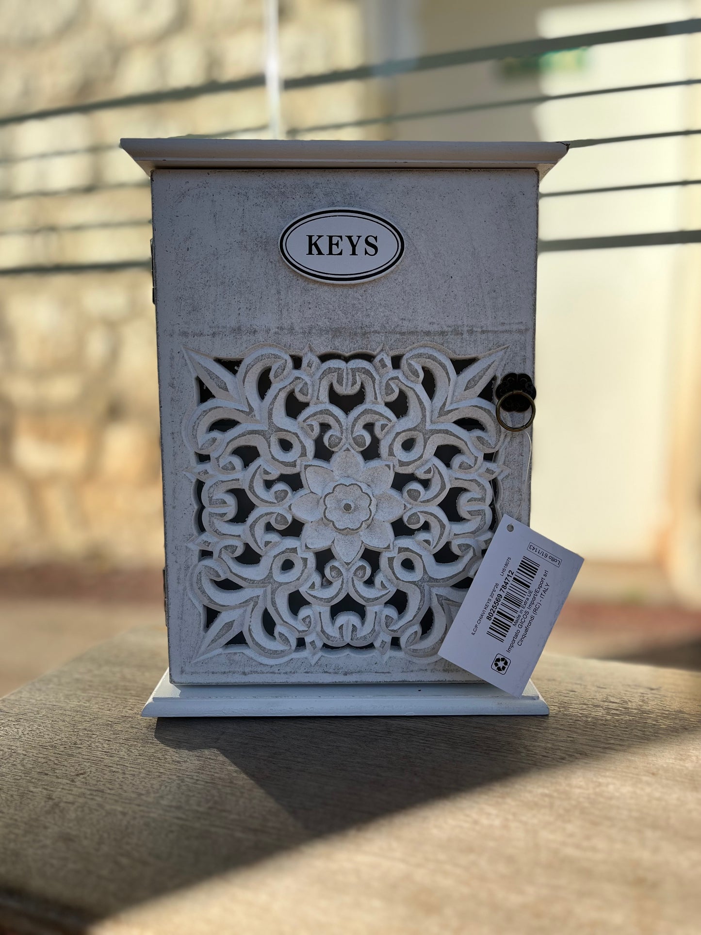 Boîte à clés en bois