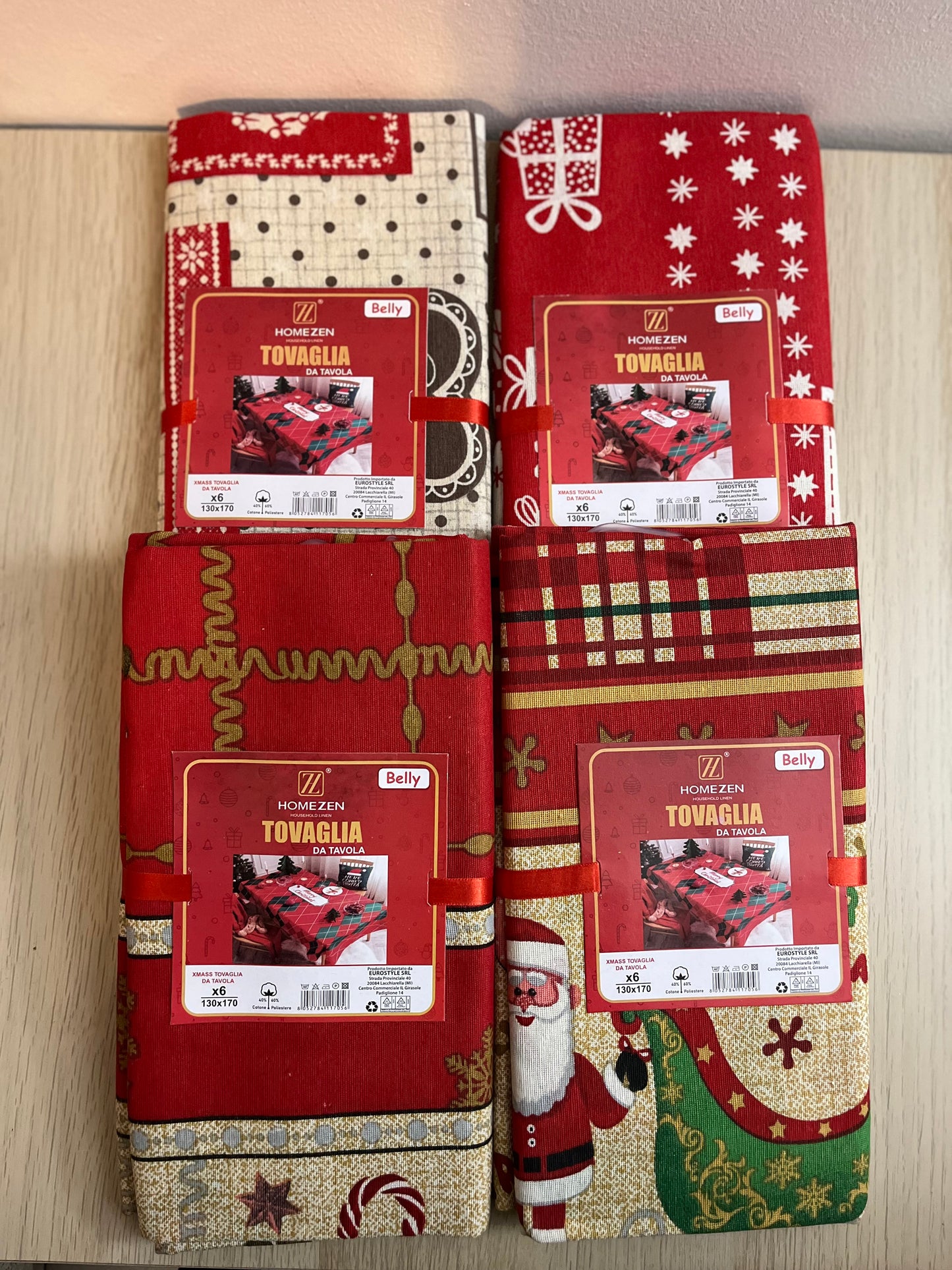 Nappe de Noël 6 personnes