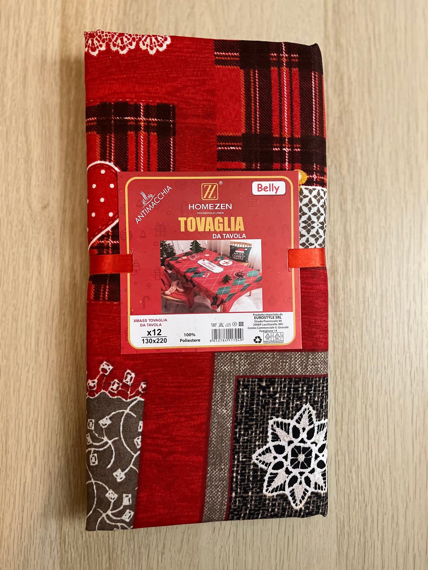 Nappe de Noël 12 personnes