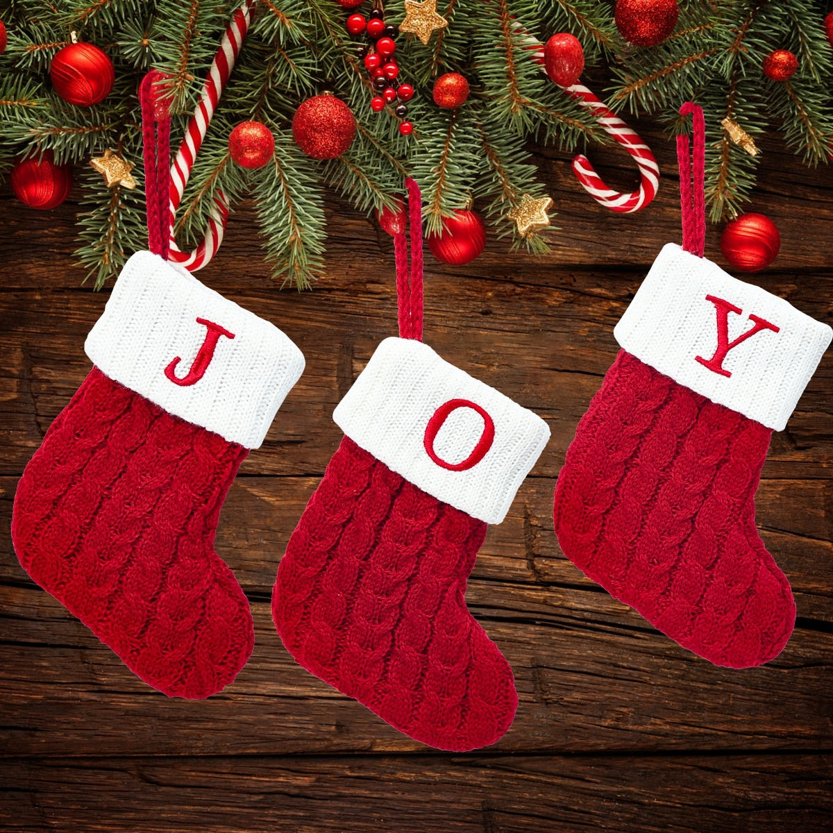 Chaussette de Noel rouge