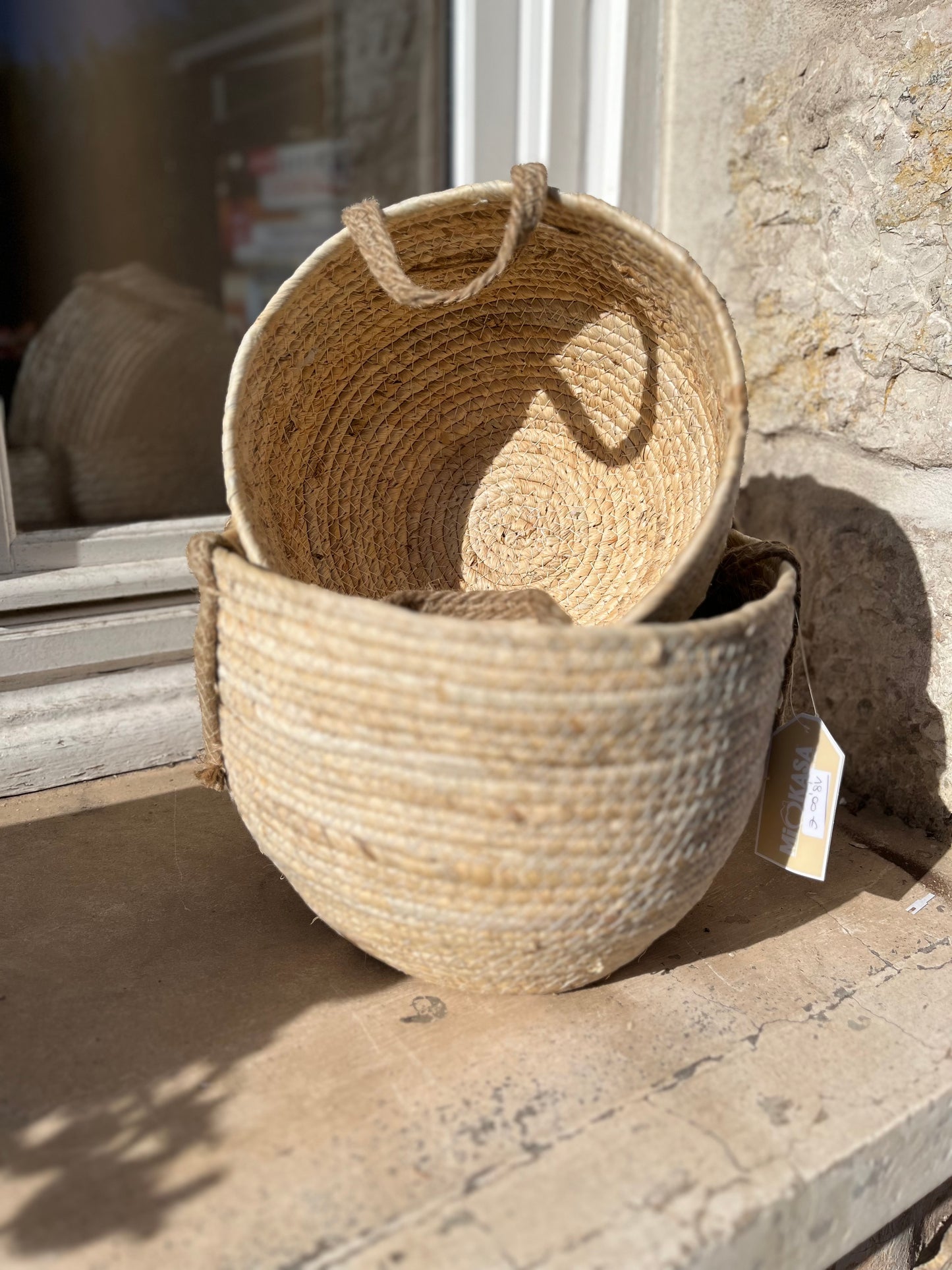 Panier en jute