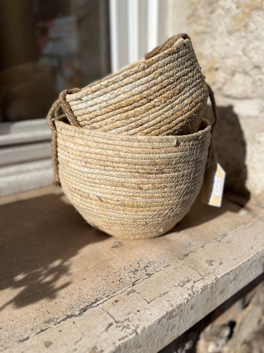 Panier en jute