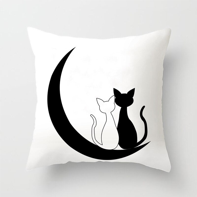 Housse de coussin Chat