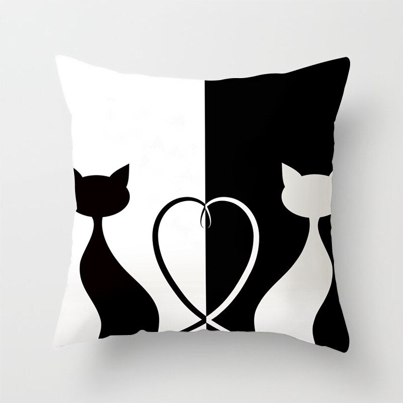 Housse de coussin Chat