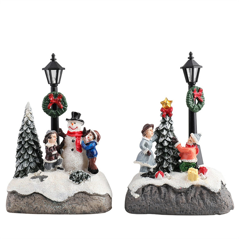 Figurine de Noel en resine