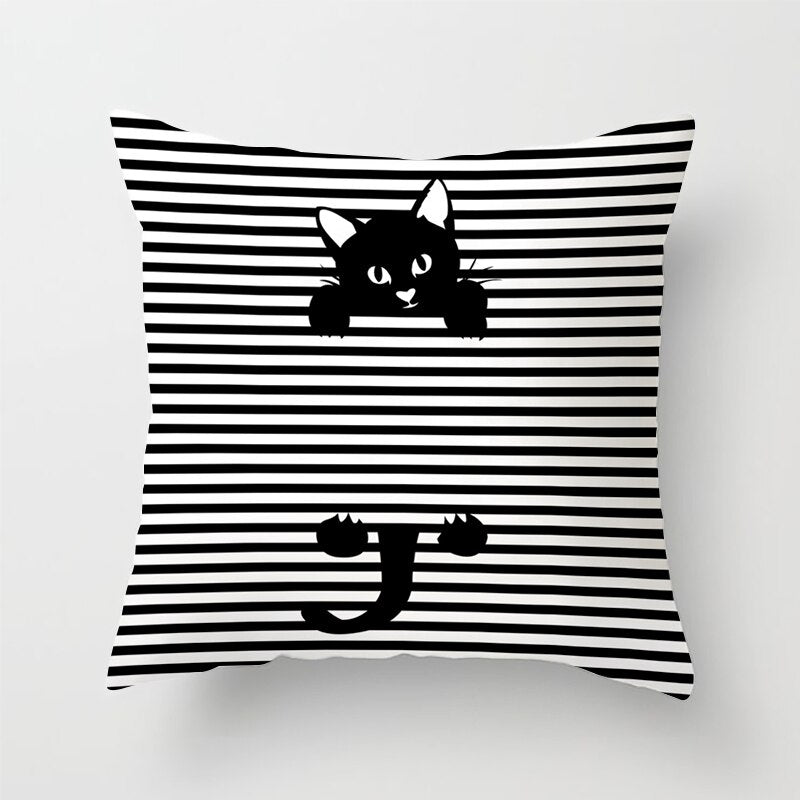 Housse de coussin Chat