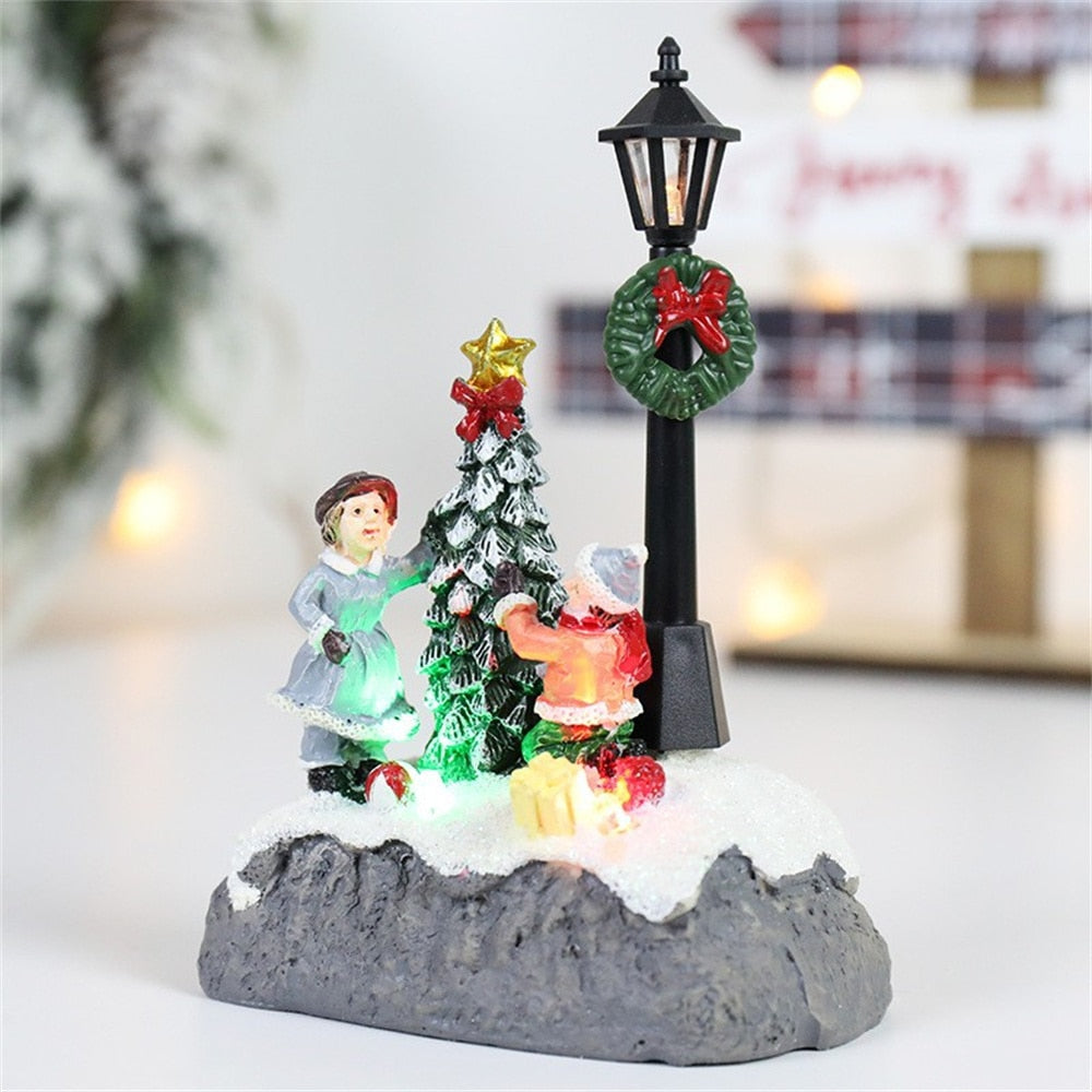 Figurine de Noel en resine