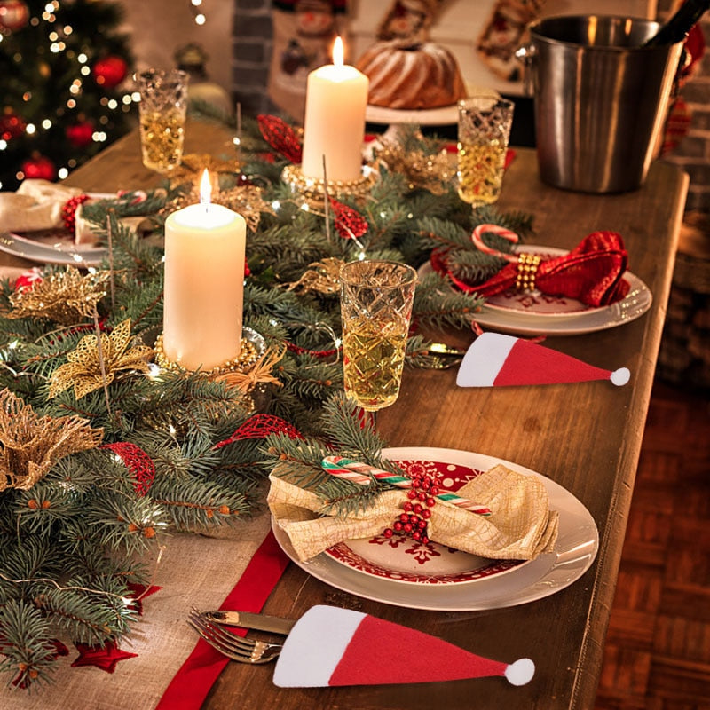 Porte couvert chapeau du père Noel